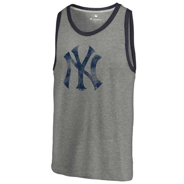 New York Yankees Distressed Team Tank Top - Ash,We sell and wholesale New York Yankees Distressed Team Tank Top - Ash on line form chian!